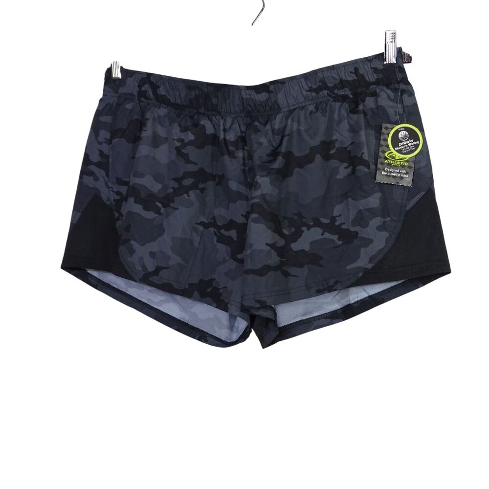 Athletic Works Camouflage Running Shorts Women Size 3XL 22 Gray with Liner